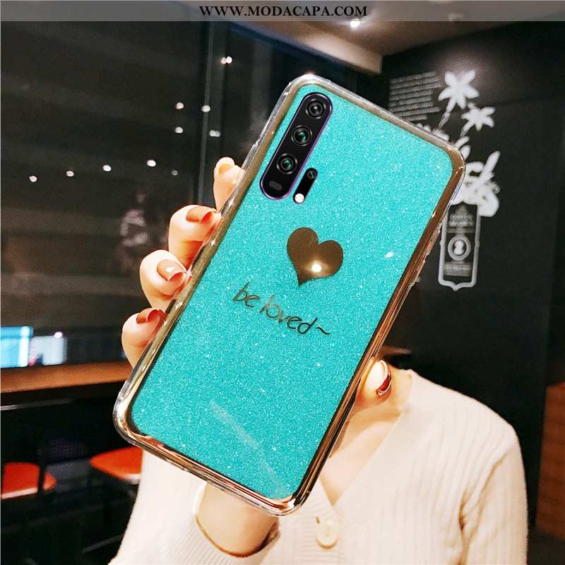 Capas Honor 20 Pro Soft Cases Cola Ouro Verde Telemóvel Venda