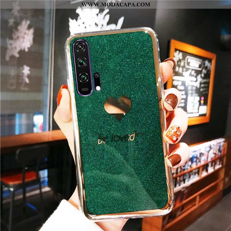 Capas Honor 20 Pro Soft Cases Cola Ouro Verde Telemóvel Venda