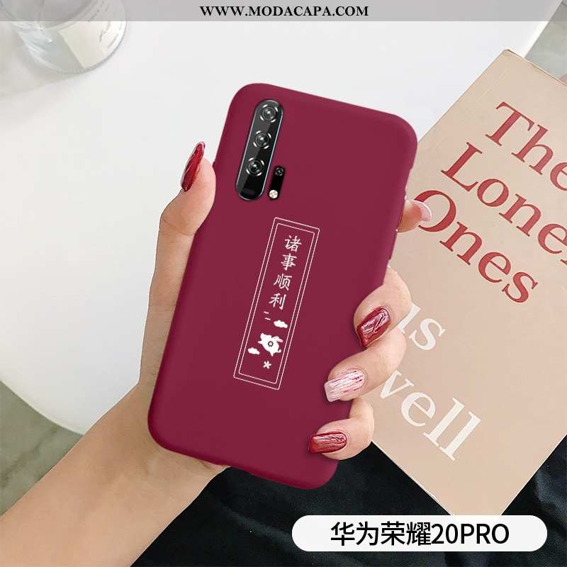 Capas Honor 20 Pro Personalizado Moda Casal Fosco Simples Coração Cases Online