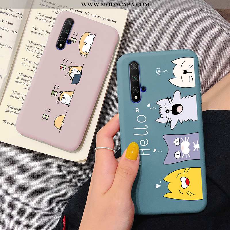 Capas Honor 20 Pro Desenho Animado Silicone Completa Primavera Cases Casal Personalizado Comprar