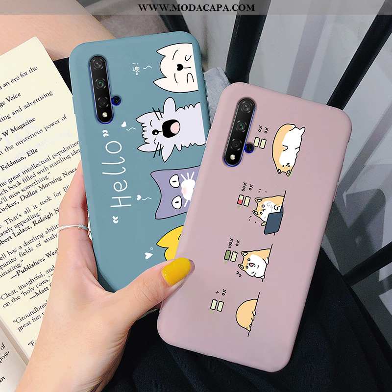 Capas Honor 20 Pro Desenho Animado Silicone Completa Primavera Cases Casal Personalizado Comprar