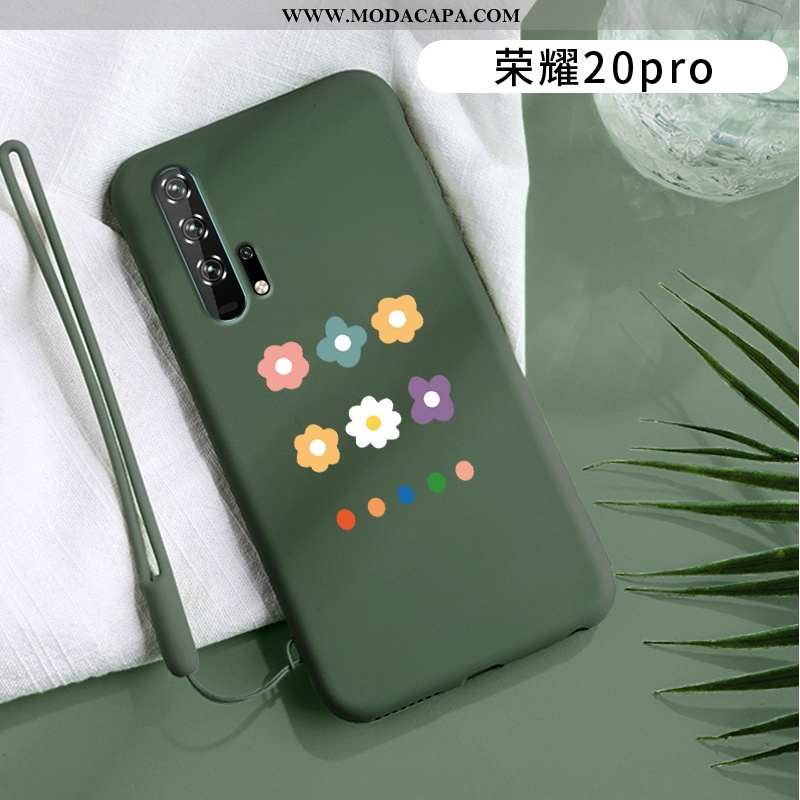 Capas Honor 20 Pro Super Roxa Antiqueda Silicone Casal Telinha Fosco Promoção