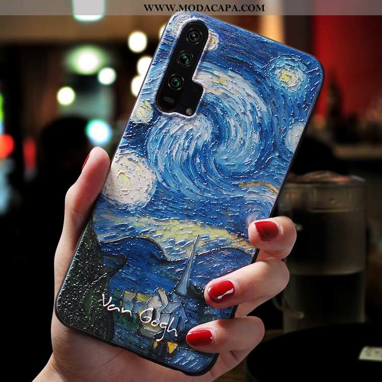 Capas Honor 20 Pro Tendencia Antiqueda Vermelho Super Cases Fosco Personalizada Promoção