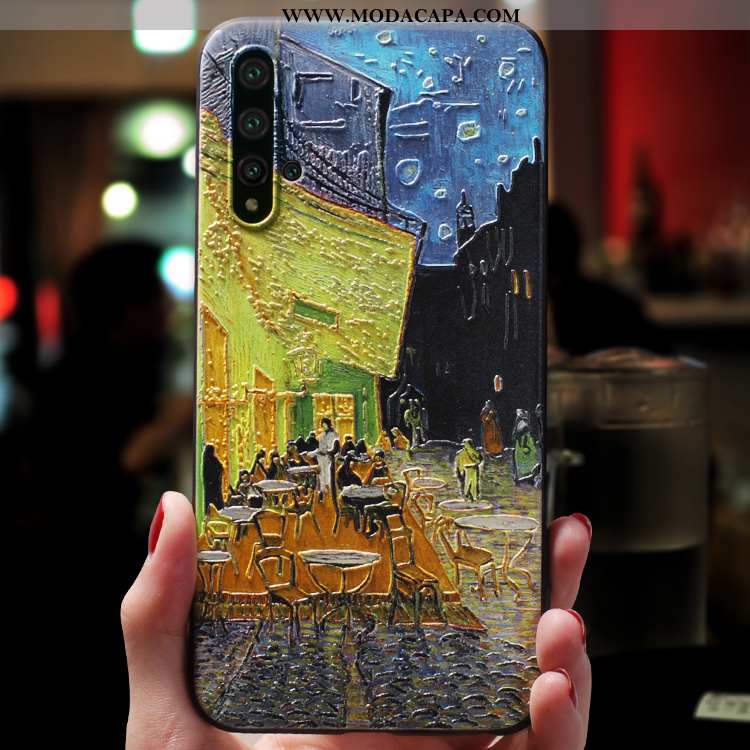 Capas Honor 20 Pro Tendencia Antiqueda Vermelho Super Cases Fosco Personalizada Promoção