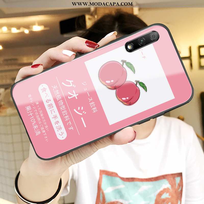 Capas Honor 9x Super Silicone Nova Antiqueda Rosa Telemóvel Promoção