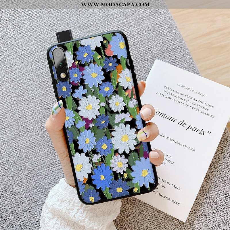 Capa Honor 9x Super Soft Capas Primavera Pequena Florido Silicone Baratas