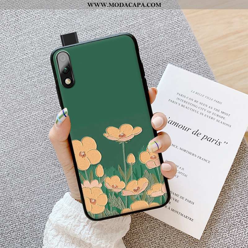 Capa Honor 9x Super Soft Capas Primavera Pequena Florido Silicone Baratas