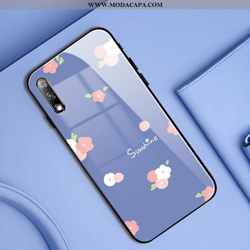 Capas Honor 9x Silicone Frente Personalizado Telinha Roxa Completa Promoção