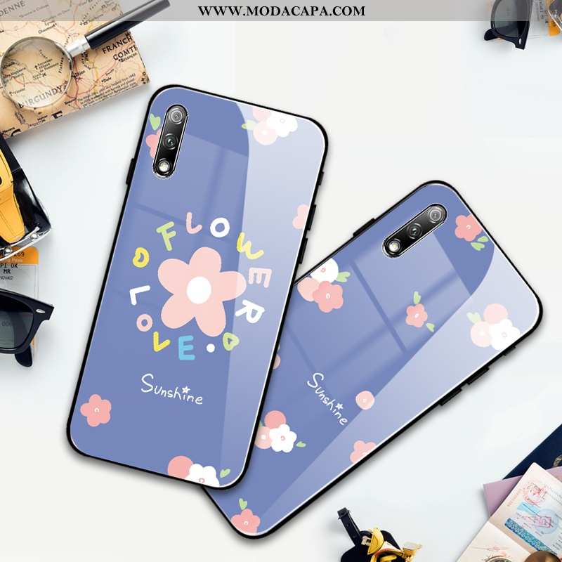 Capas Honor 9x Silicone Frente Personalizado Telinha Roxa Completa Promoção