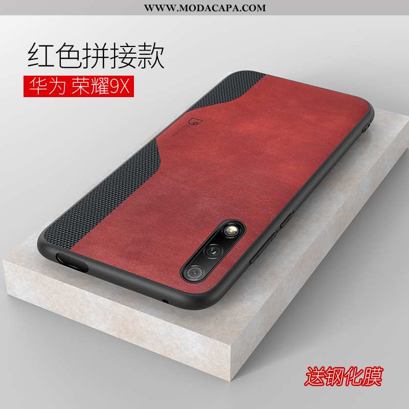 Capa Honor 9x Slim Telemóvel Fosco Cases Soft Protetoras Couro Comprar