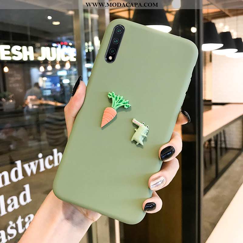 Capa Honor 9x Pro Estiloso Verde Completa Nova Soft Tendencia Silicone Venda