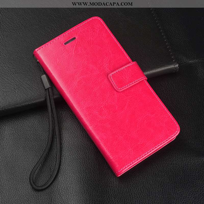 Capa Honor 9x Pro Couro Vermelho Soft Marrom Cover Silicone Aço Online