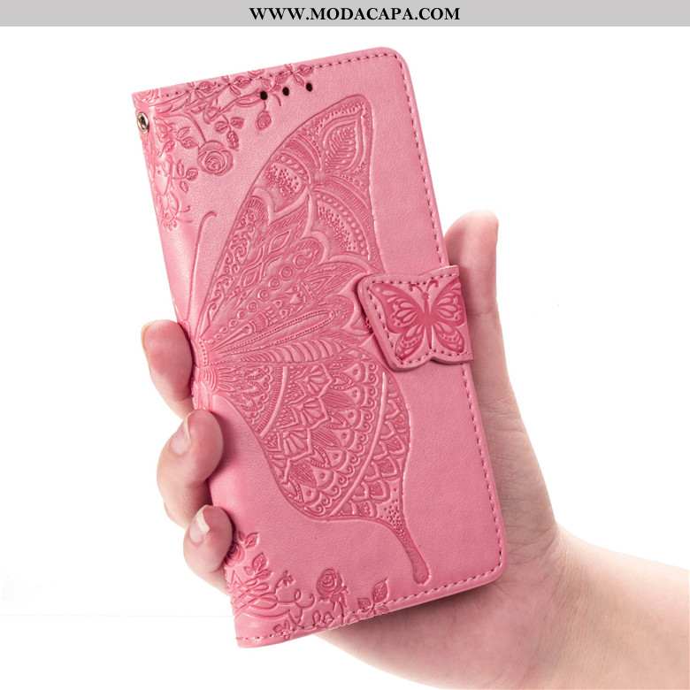 Capas Honor 9x Pro Couro Rosa Cases Cover Telemóvel Baratas