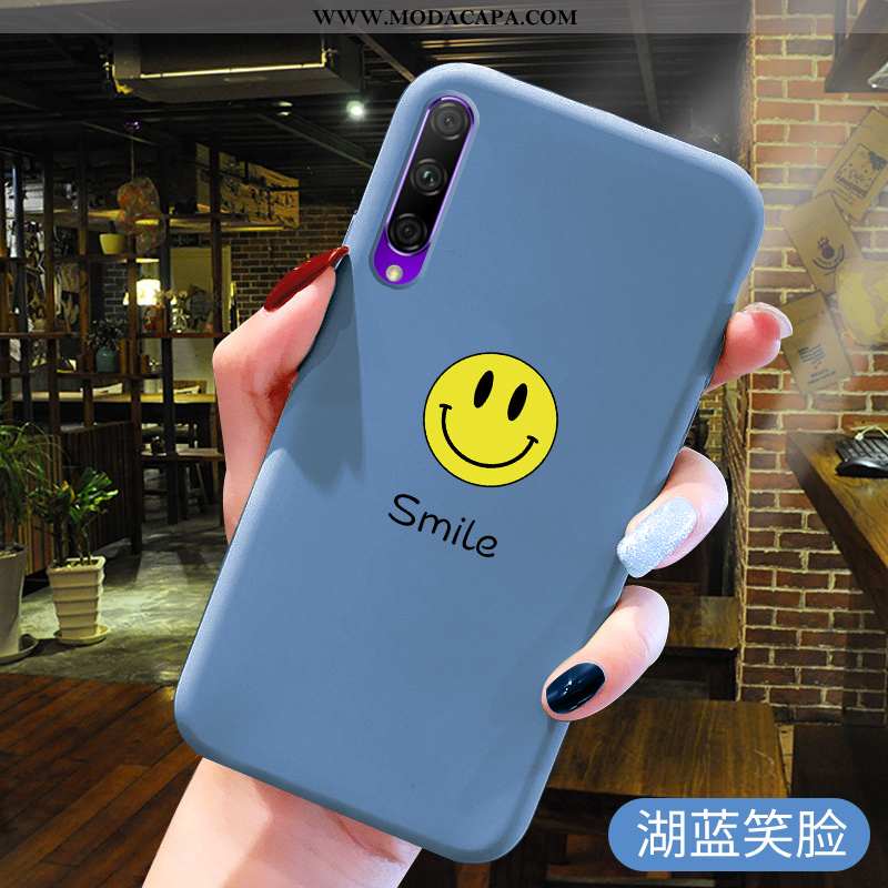 Capas Honor 9x Pro Silicone Personalizada Antiqueda Azul Protetoras Soft Comprar