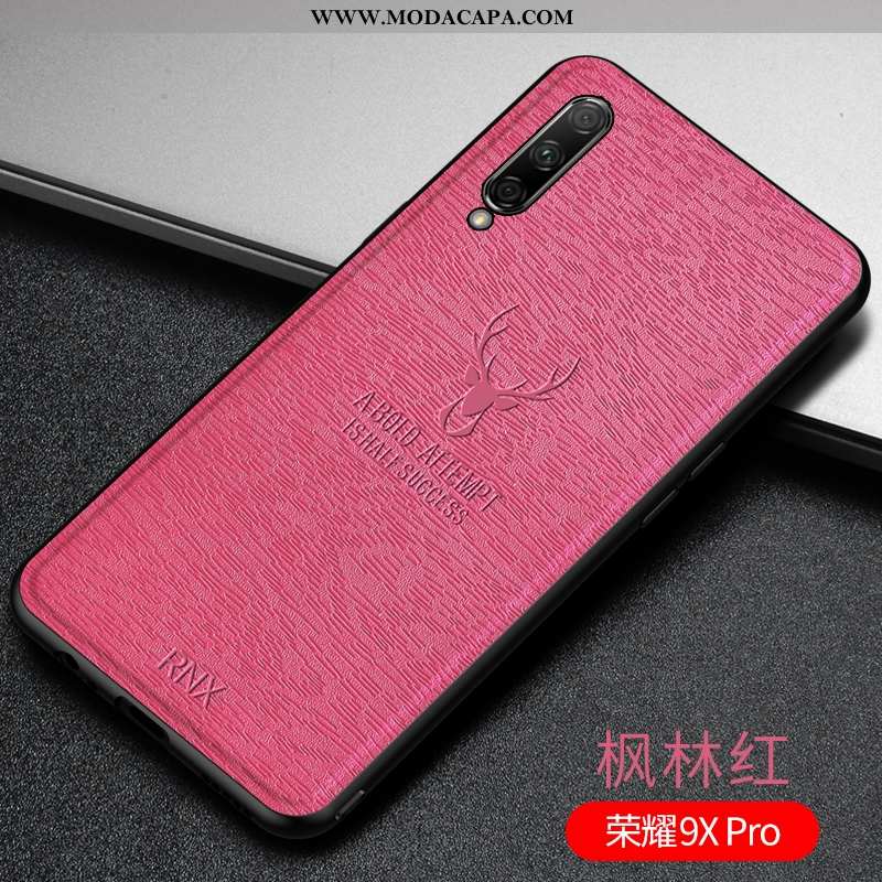 Capas Honor 9x Pro Protetoras Super Vermelho Personalizado Telemóvel Silicone Venda