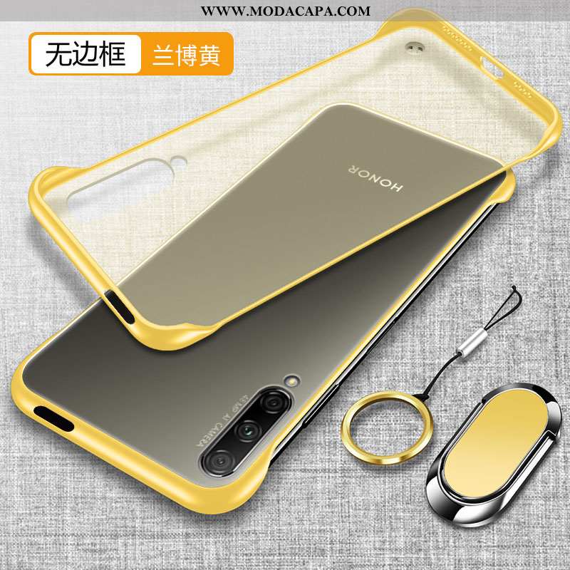 Capa Honor 9x Pro Soft Cases Amarela Protetoras Minimalista Telemóvel Personalizado Online