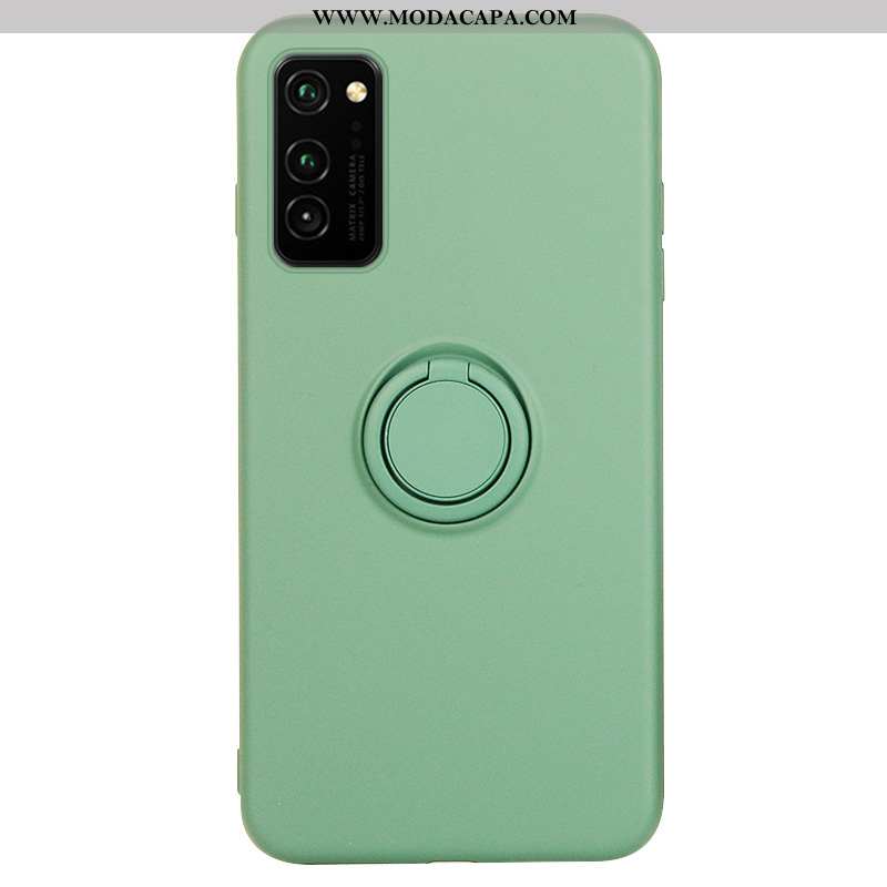 Capa Honor View30 Silicone Completa Tendencia Protetoras Soft Antiqueda Verde Promoção