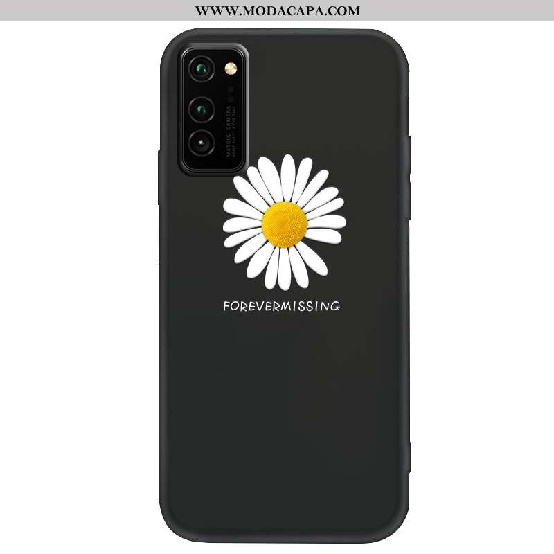 Capa Honor View30 Protetoras Fosco Preto Cases Minimalista Capas Telemóvel Barato