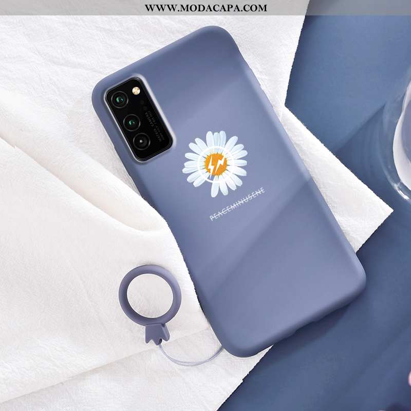 Capas Honor View30 Pro Tendencia Crisântemo Simples Cases Telinha Verde Baratas