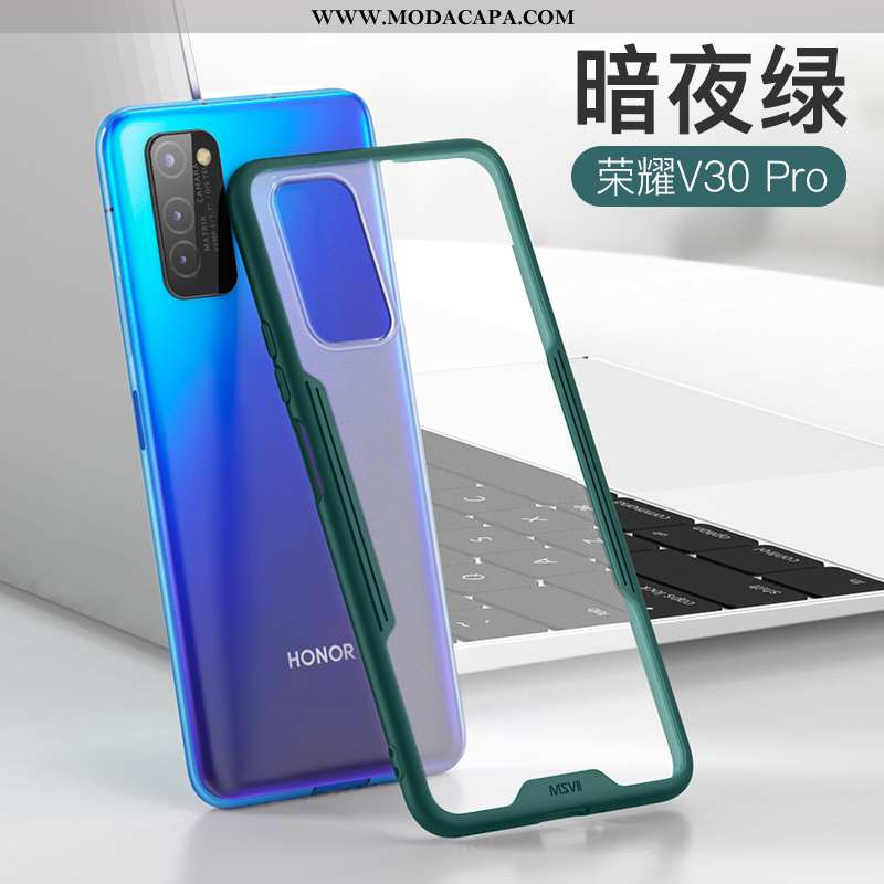 Capa Honor View30 Pro Silicone Super Clara Fosco Cases Resistente Completa Baratas