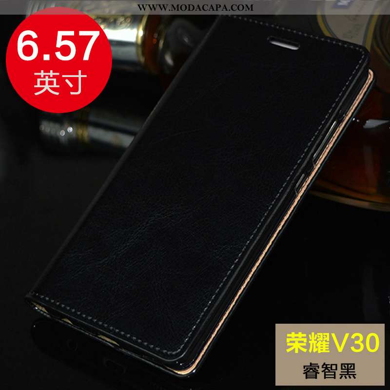 Capa Honor View30 Pro Silicone Business Antiqueda Marrom Cases Completa Telemóvel Venda