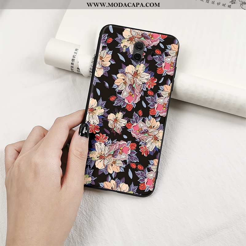 Capas Huawei Mate 10 Criativas Cases Completa Crisântemo Soft Personalizada Promoção