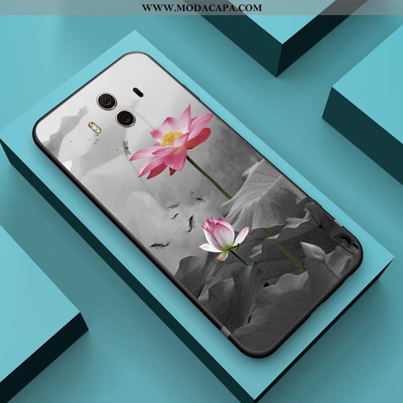 Capa Huawei Mate 10 Protetoras Silicone Dágua Capas Telemóvel Criativas Malha Promoção