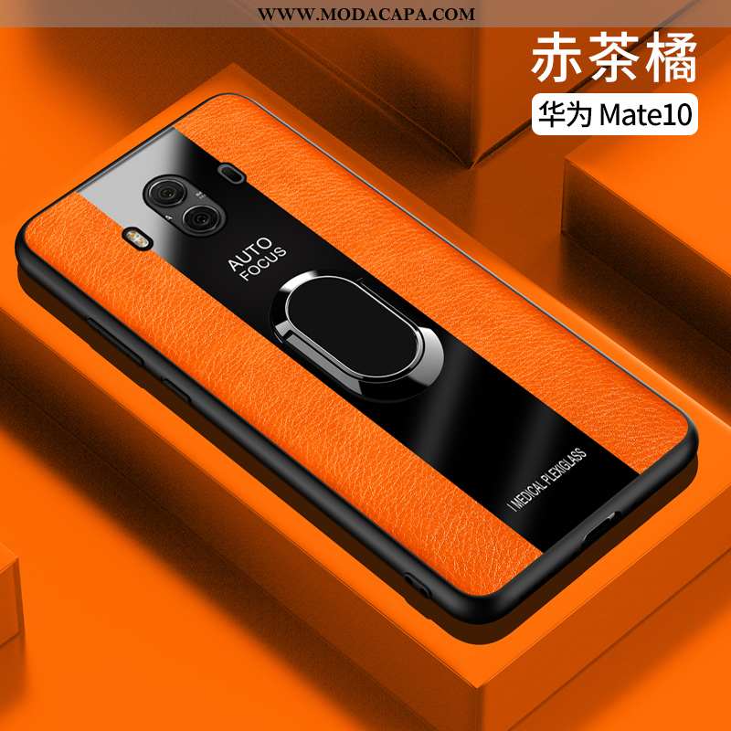 Capa Huawei Mate 10 Silicone Suporte Vermelho Protetoras Criativas Completa Cases Venda