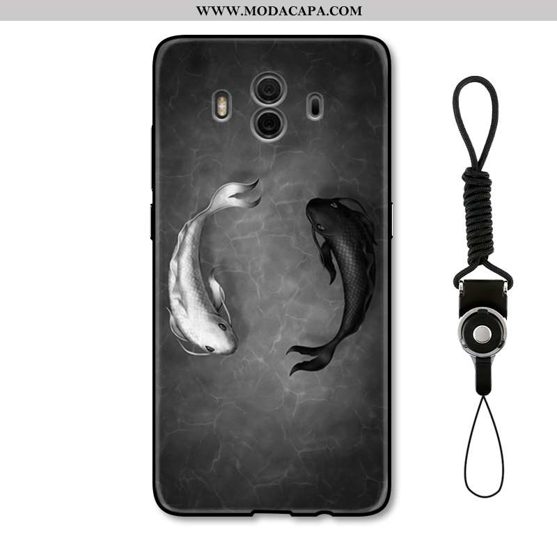 Capa Huawei Mate 10 Criativas Protetoras Nova Capas Branca Midi Mullet Venda