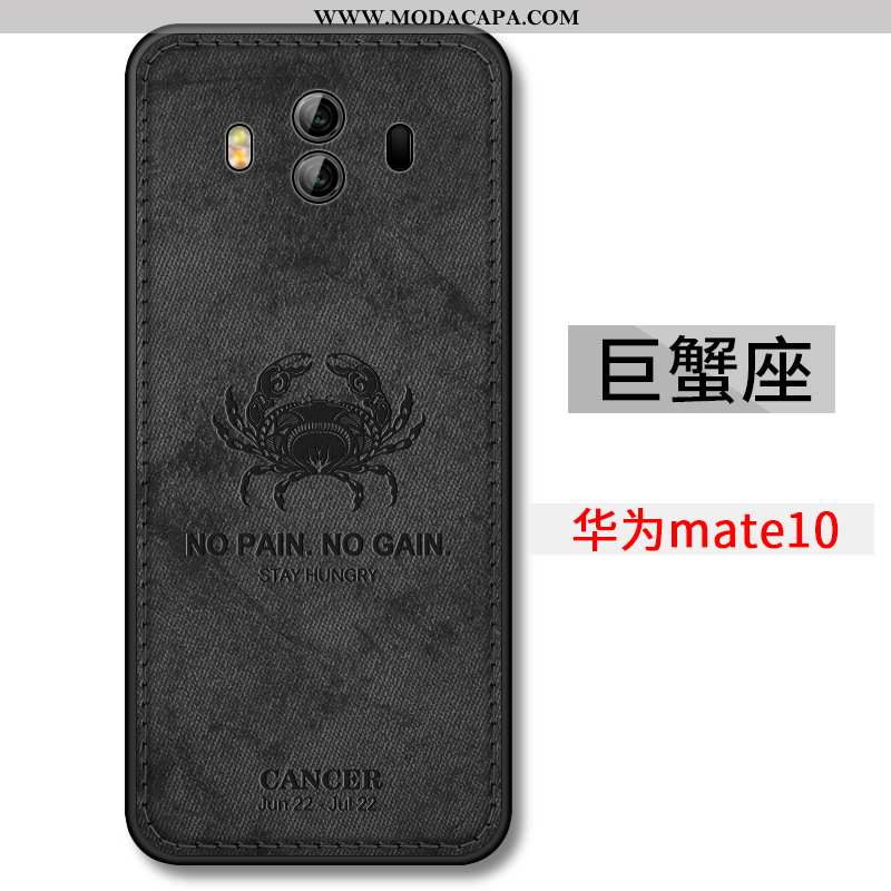 Capas Huawei Mate 10 Slim Fosco Preto Soft Antiqueda Super Baratos