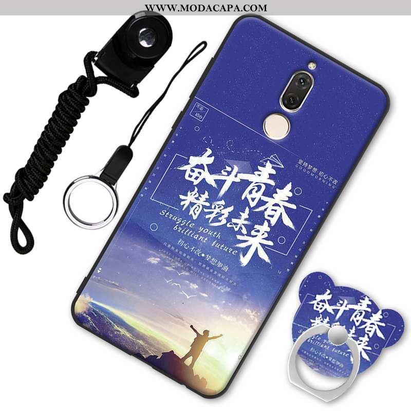 Capas Huawei Mate 10 Lite Fosco Vender Azul Cases Antiqueda Telemóvel Completa Barato