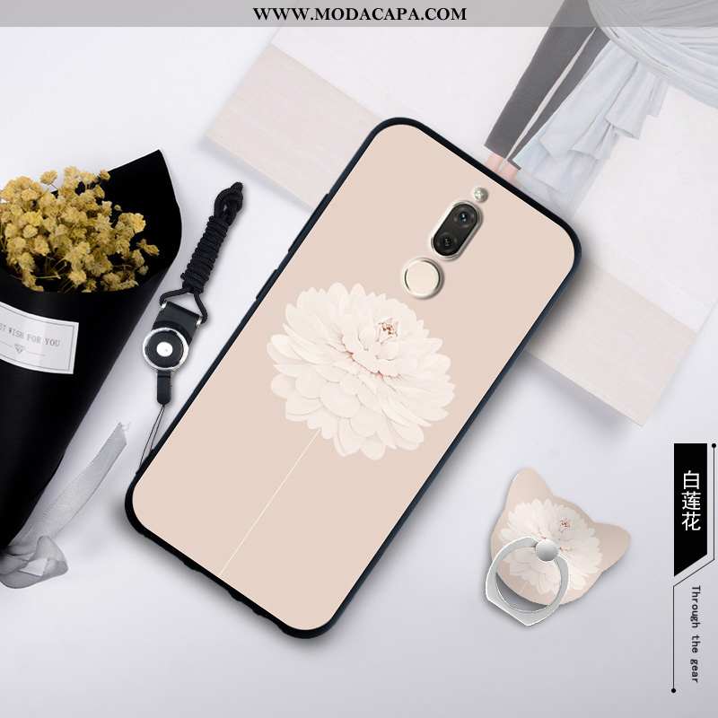 Capas Huawei Mate 10 Lite Silicone Antiqueda Azul Soft Cases Cordao Promoção