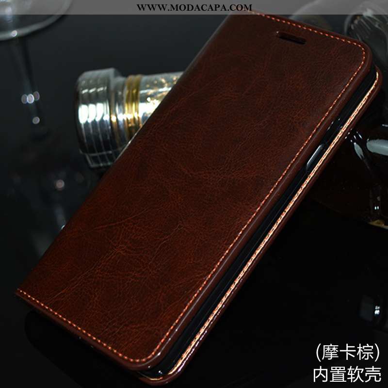 Capa Huawei Mate 10 Lite Couro Legitimo Capas Cover Dourado Cases Antiqueda Telemóvel Venda