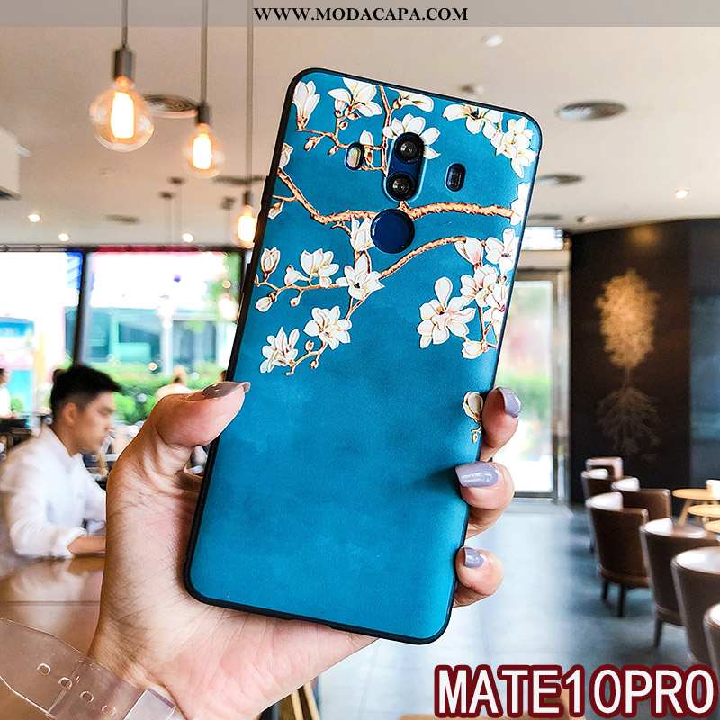 Capa Huawei Mate 10 Pro Cordao Pequena Novas Floral Soft Cases Telemóvel Baratos