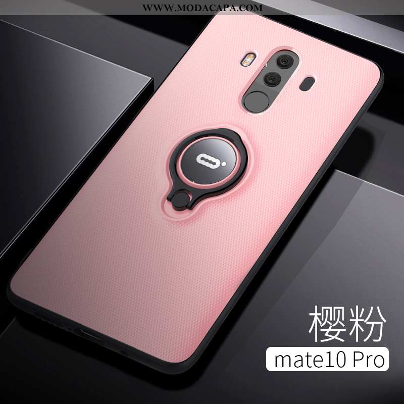 Capas Huawei Mate 10 Pro Transparente Vermelho Completa Silicone Suporte Antiqueda Cases Comprar