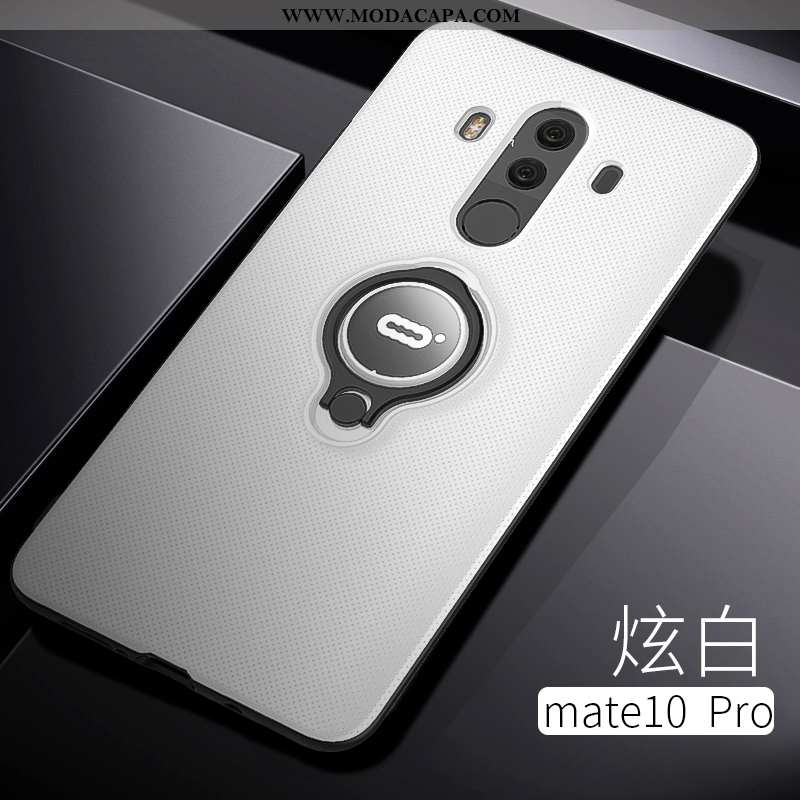 Capas Huawei Mate 10 Pro Transparente Vermelho Completa Silicone Suporte Antiqueda Cases Comprar