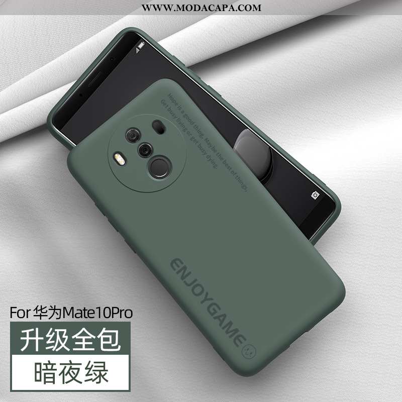 Capa Huawei Mate 10 Pro Protetoras Personalizado Slim Capas Silicone Verde Super Comprar