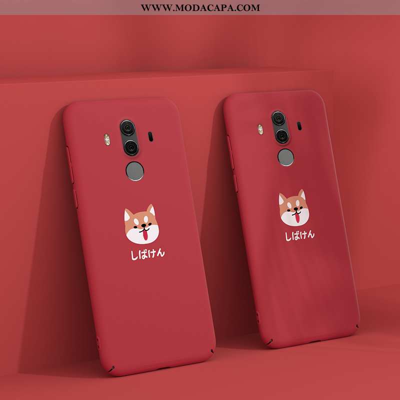 Capas Huawei Mate 10 Pro Tendencia Cases Super Resistente Telemóvel Vermelho Baratas
