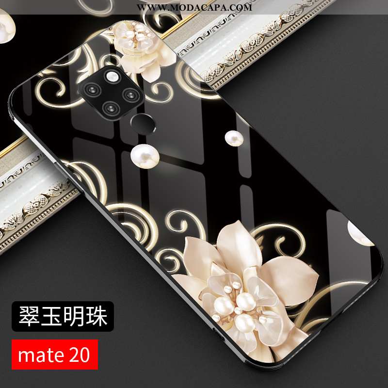 Capas Huawei Mate 20 Vidro Criativas Antiqueda Slim Protetoras Vermelho De Grau Barato