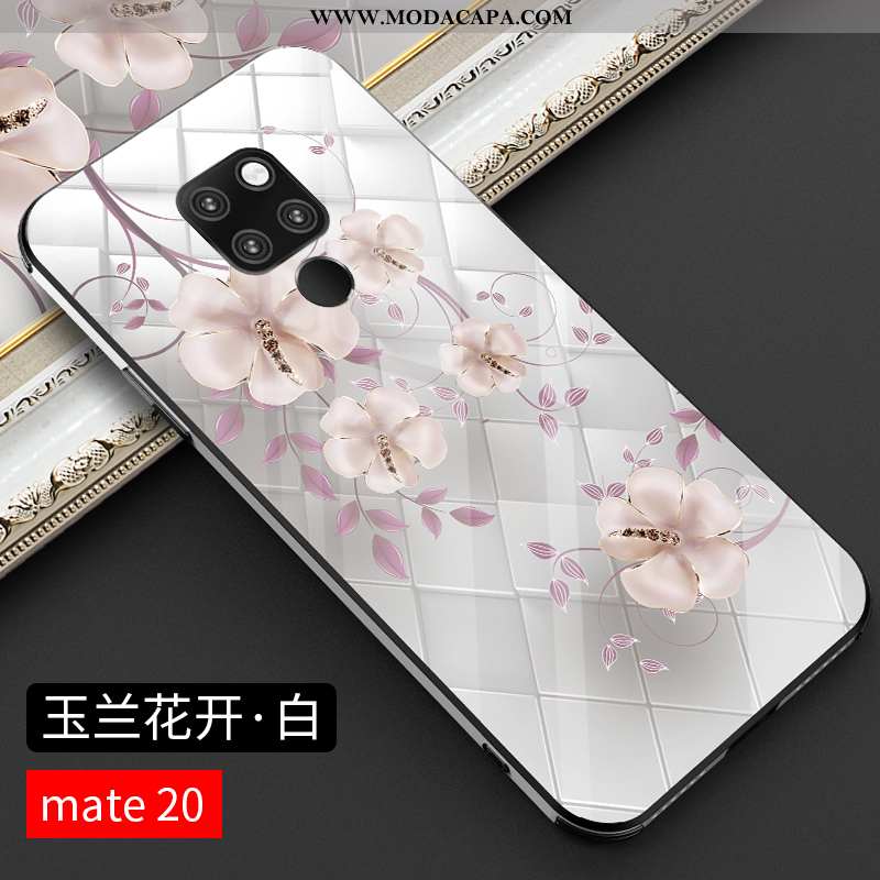 Capas Huawei Mate 20 Vidro Criativas Antiqueda Slim Protetoras Vermelho De Grau Barato