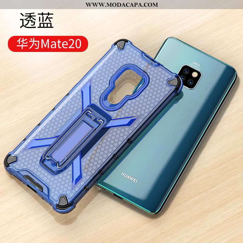 Capa Huawei Mate 20 Transparente Acolchoado Invisivel Suporte Cases Completa Antiqueda Promoção