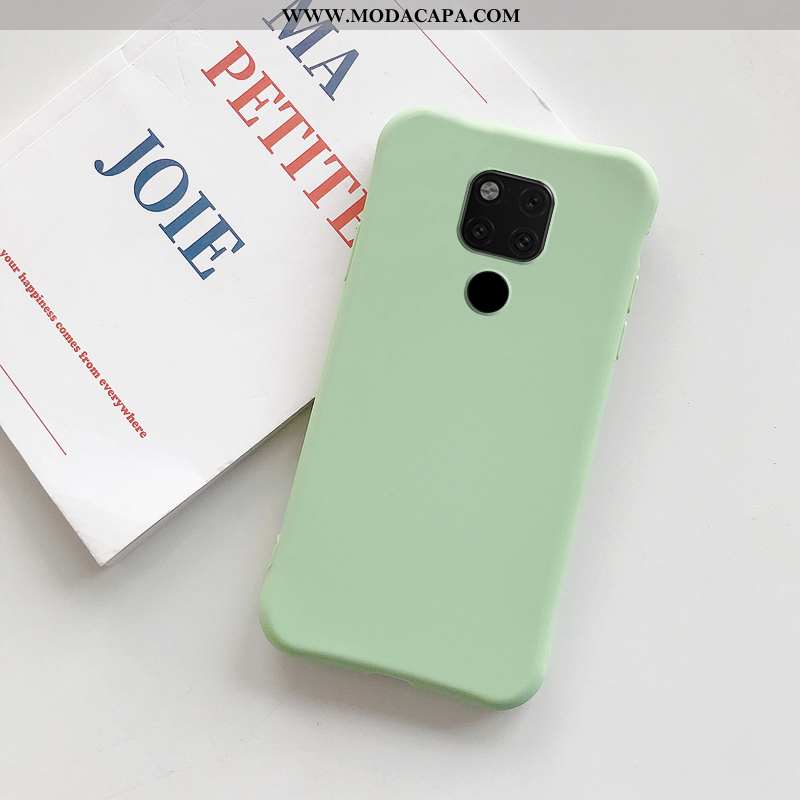 Capa Huawei Mate 20 Tendencia Completa Verde Suporte Telemóvel Simples Antiqueda Online