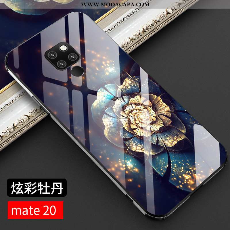 Capa Huawei Mate 20 Vidro De Grau Silicone Personalizado Telemóvel Moda Capas Promoção