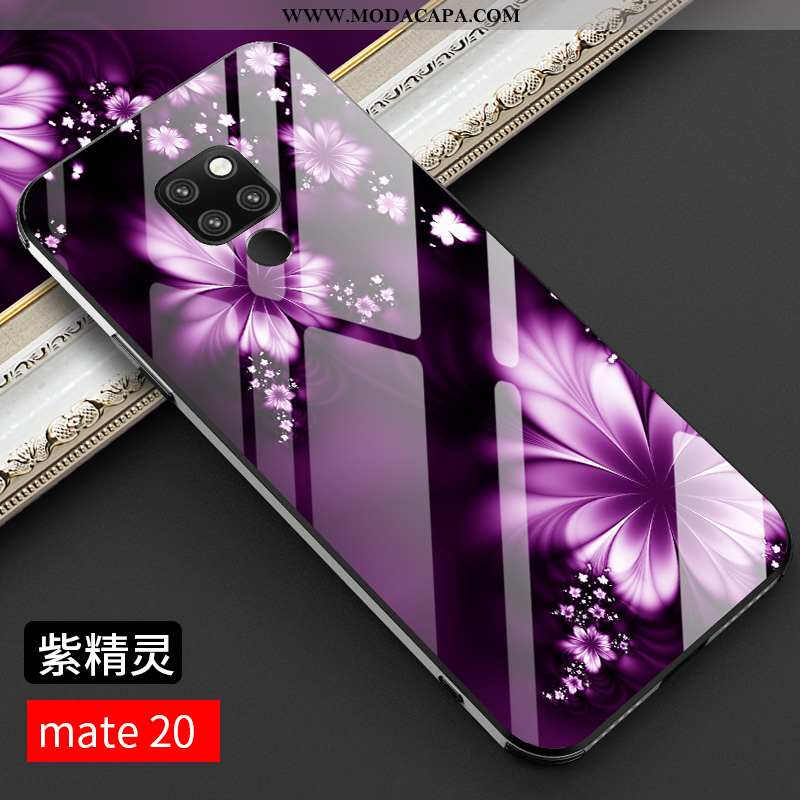 Capa Huawei Mate 20 Vidro De Grau Silicone Personalizado Telemóvel Moda Capas Promoção