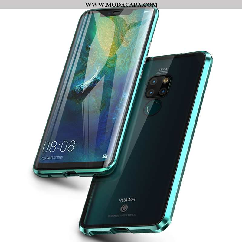 Capa Huawei Mate 20 Super Capas Slim Cases Vidro Completa Clara Promoção