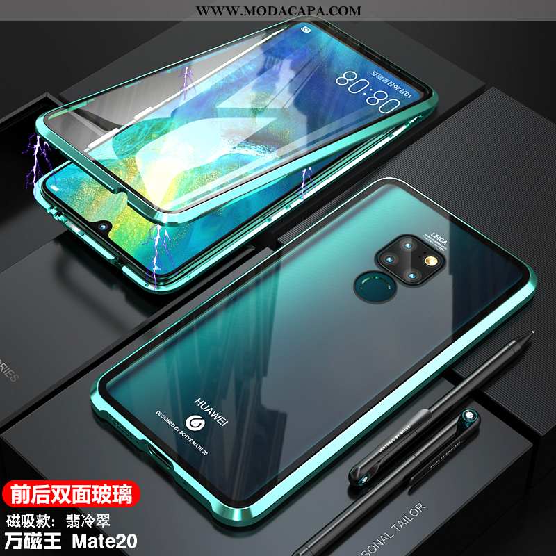 Capa Huawei Mate 20 Super Capas Slim Cases Vidro Completa Clara Promoção