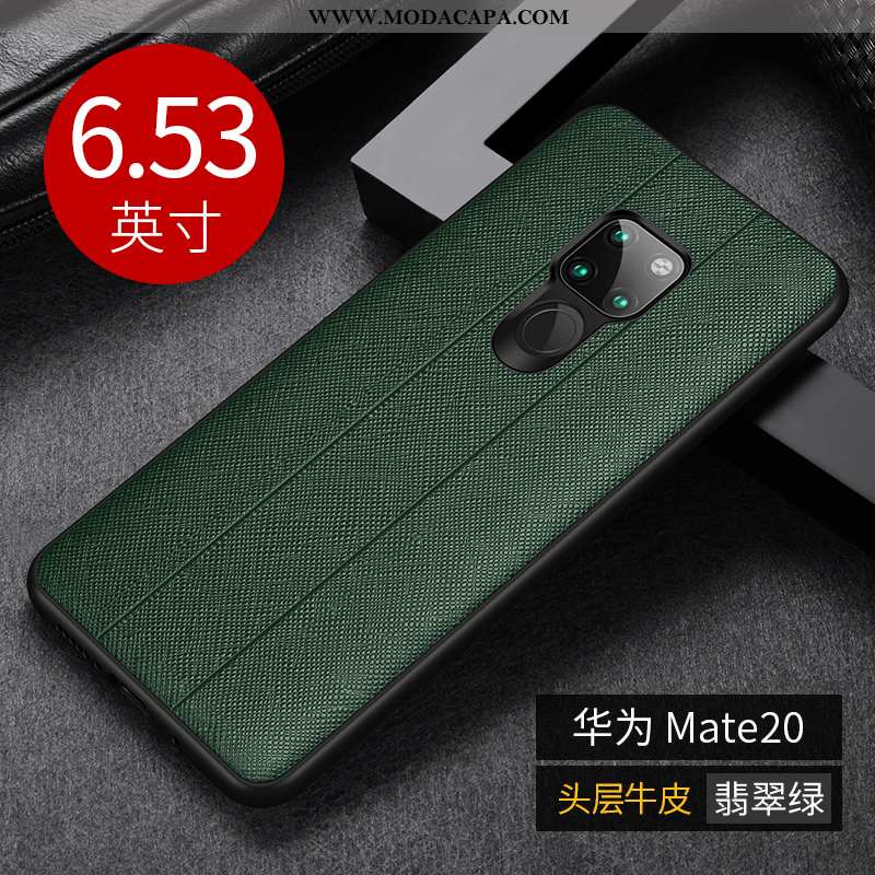 Capa Huawei Mate 20 Slim Verde Telemóvel Cases Protetoras Nova De Grau Baratos