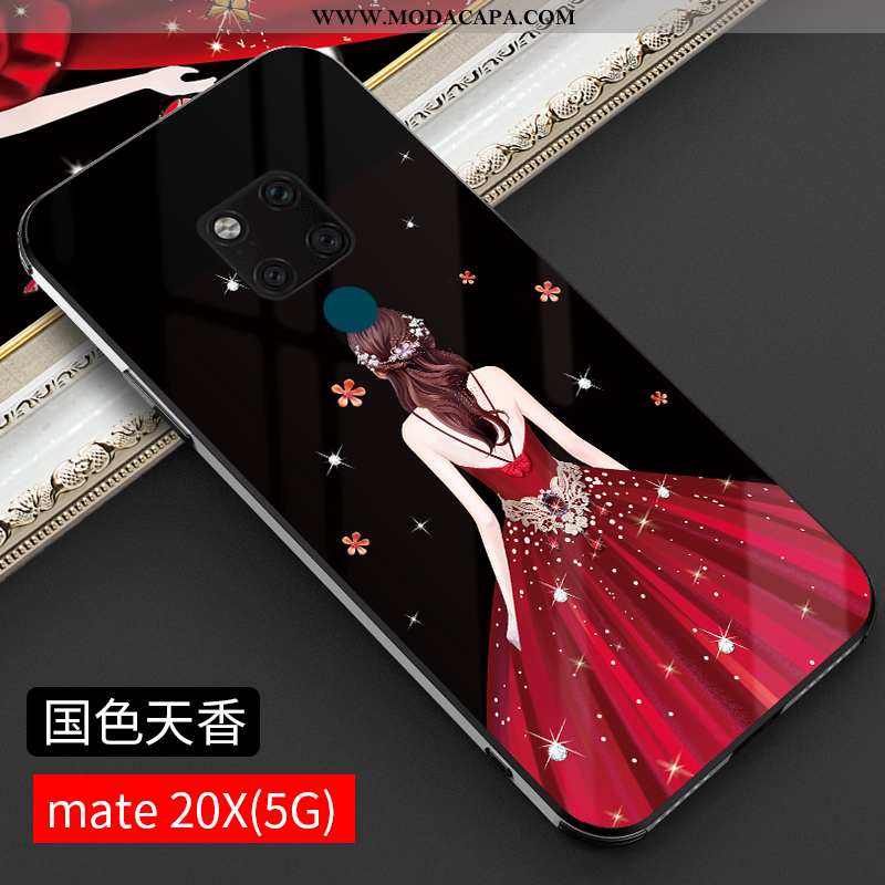 Capa Huawei Mate 20 Vidro Slim Nova Telemóvel Tendencia Super Antiqueda Baratos