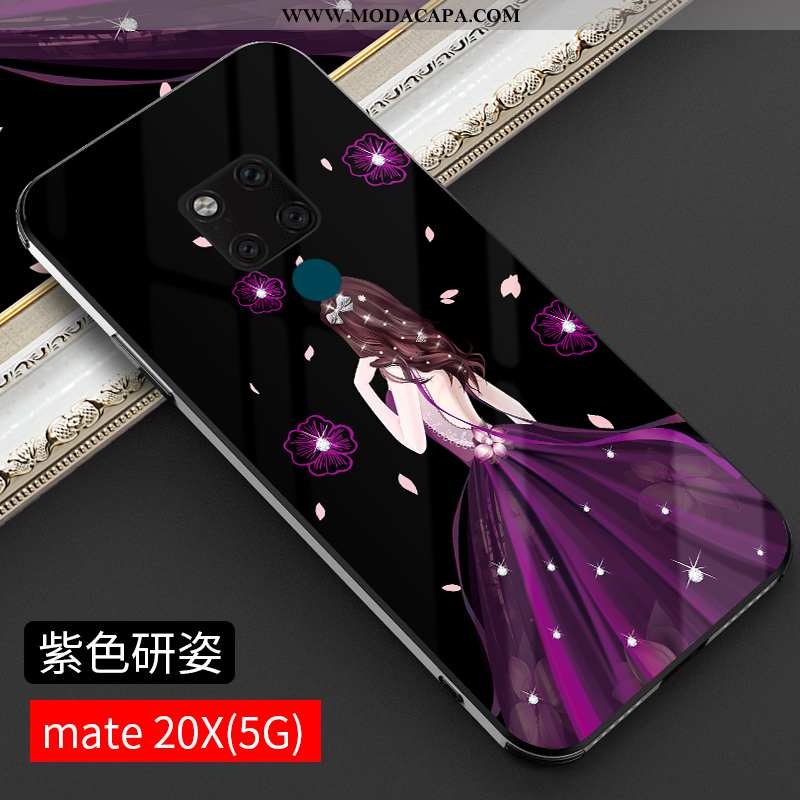 Capa Huawei Mate 20 Vidro Slim Nova Telemóvel Tendencia Super Antiqueda Baratos