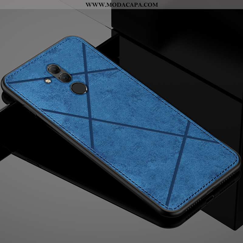 Capas Huawei Mate 20 Lite Protetoras Personalizada Estilosas Azul Traseira Slim Venda